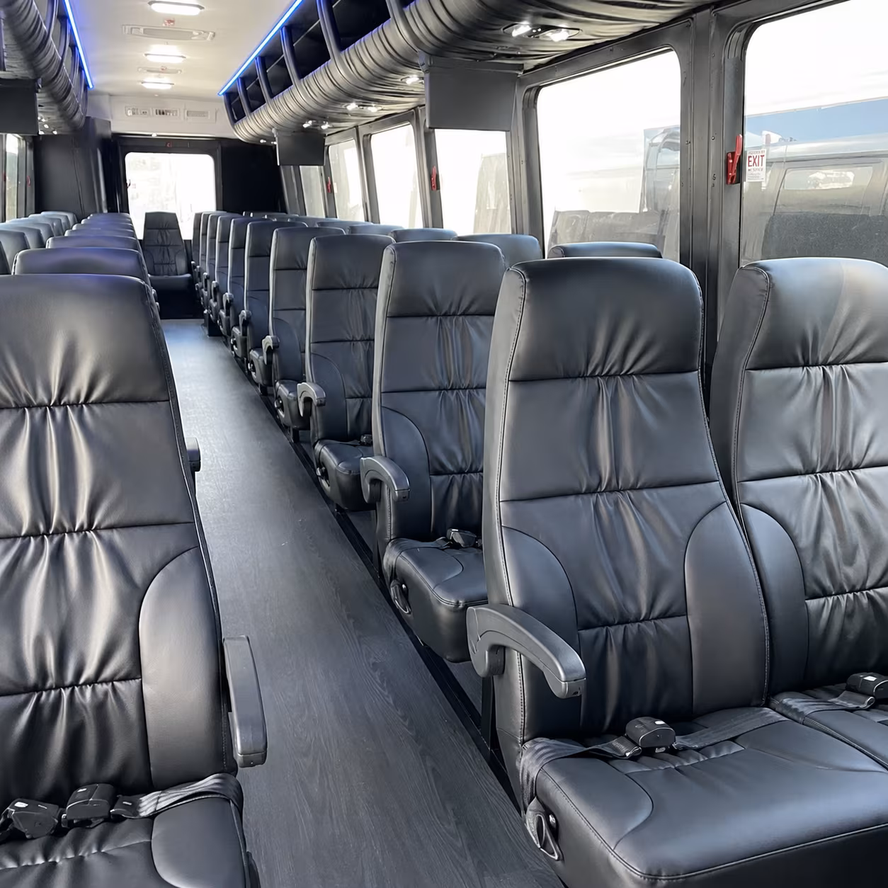 how bus type and group size affect bus rental rates in southfield