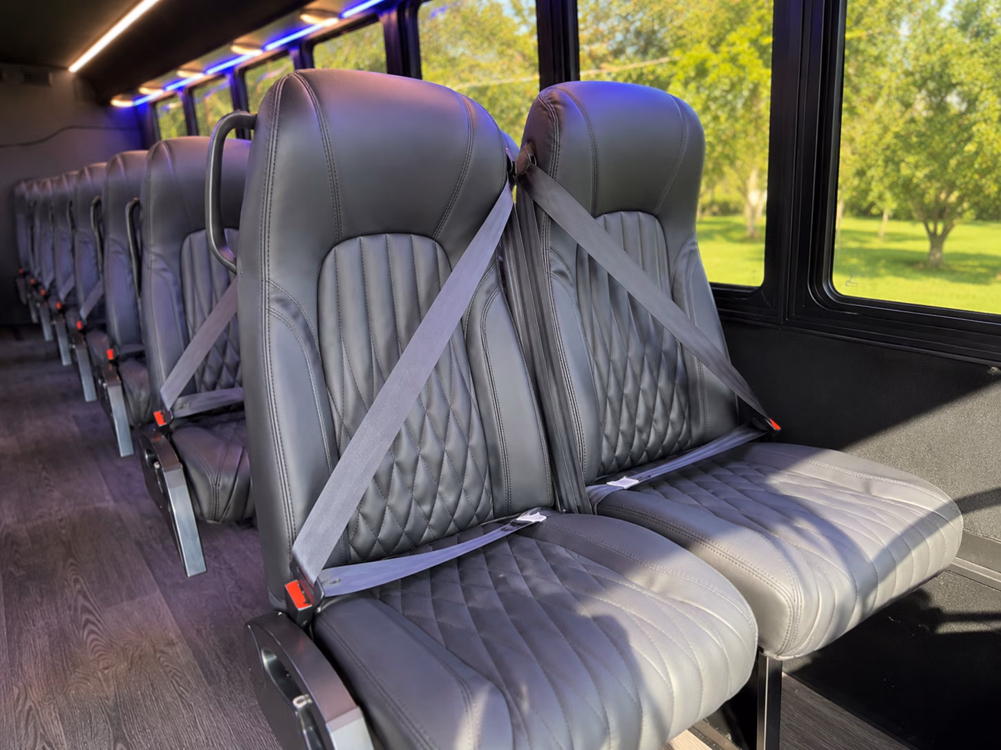 minibuses for corporate networking events and client dinners in metro detroit
