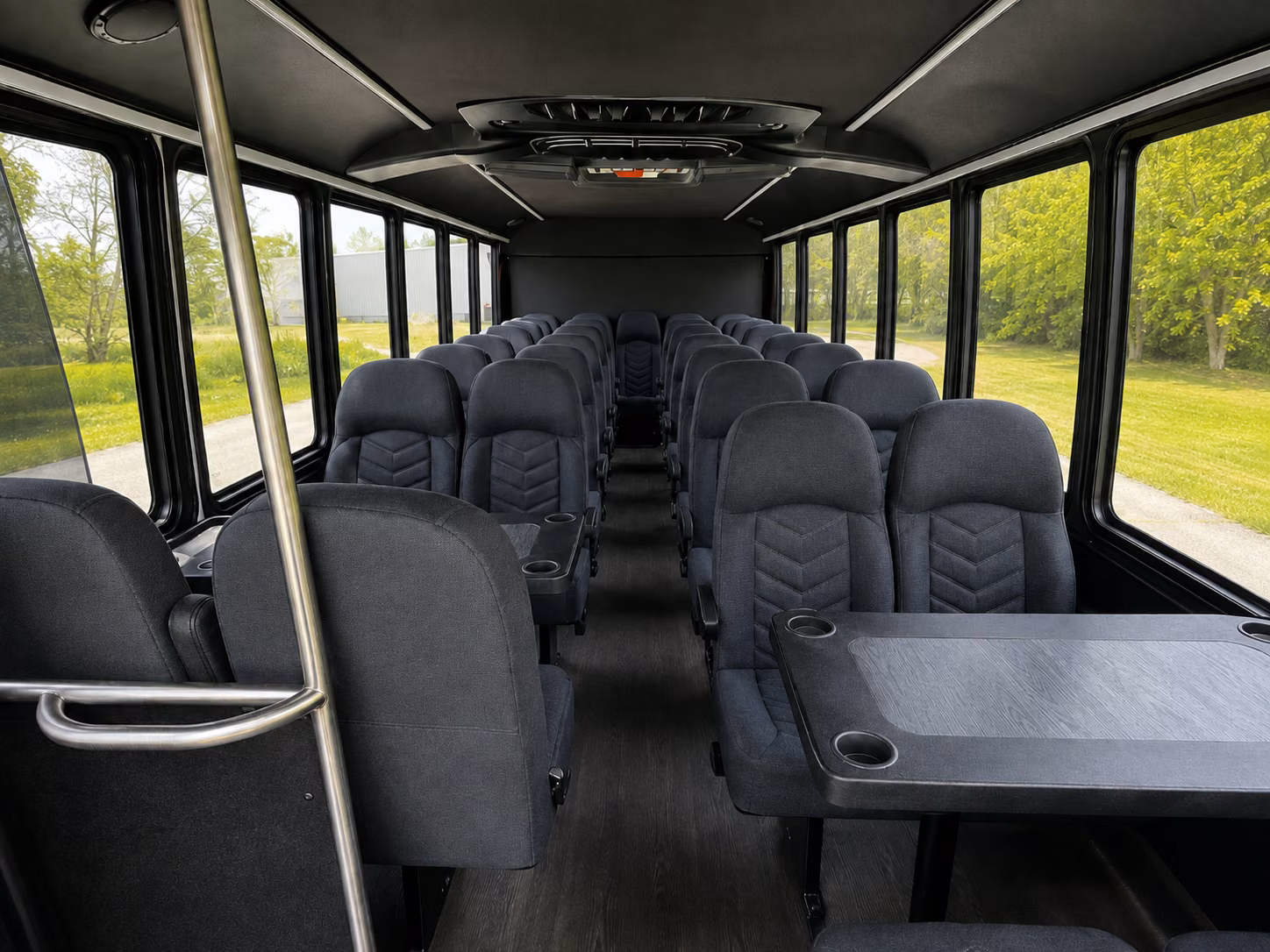 southfield 20 passenger minibus inside