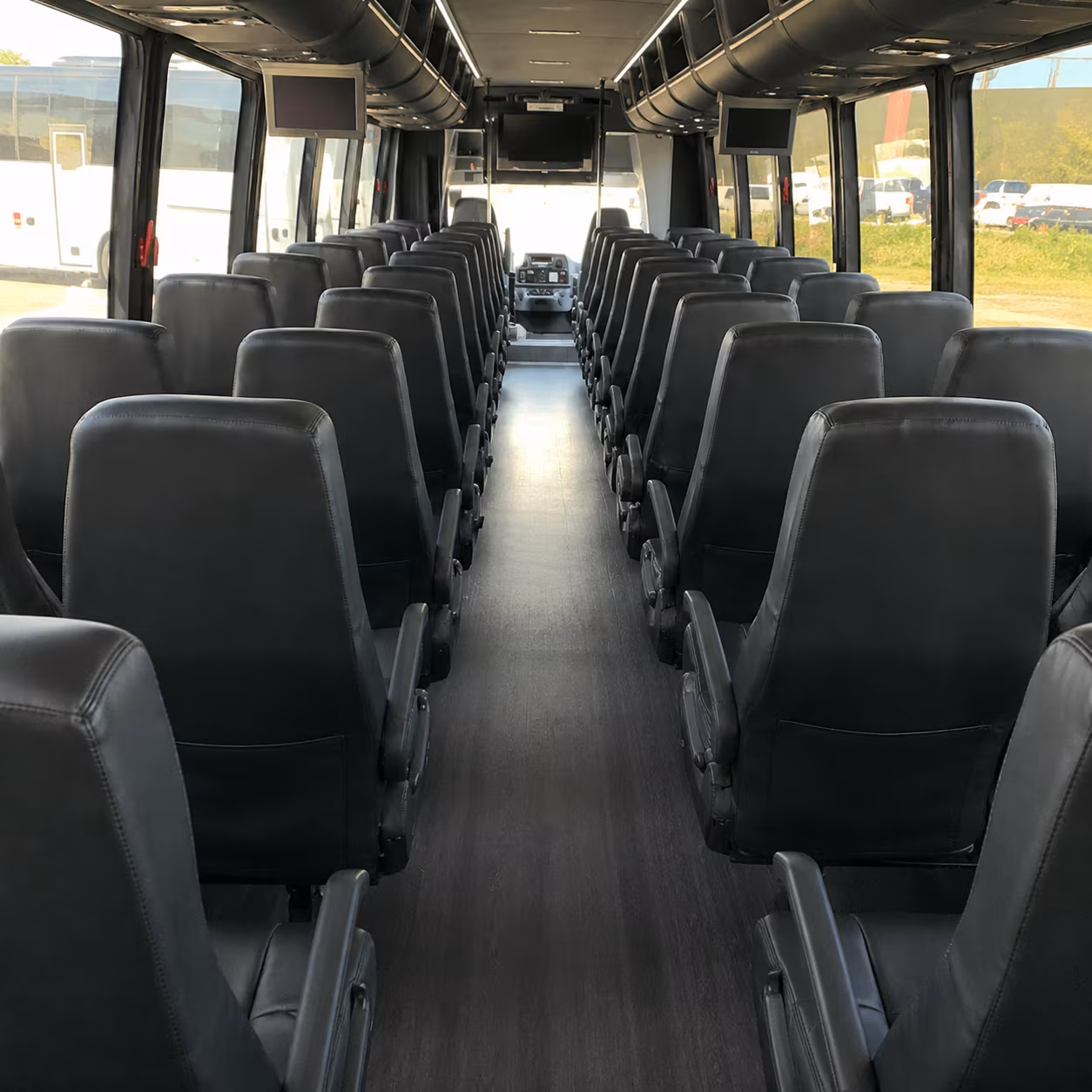 southfield 30 passenger minibus inside