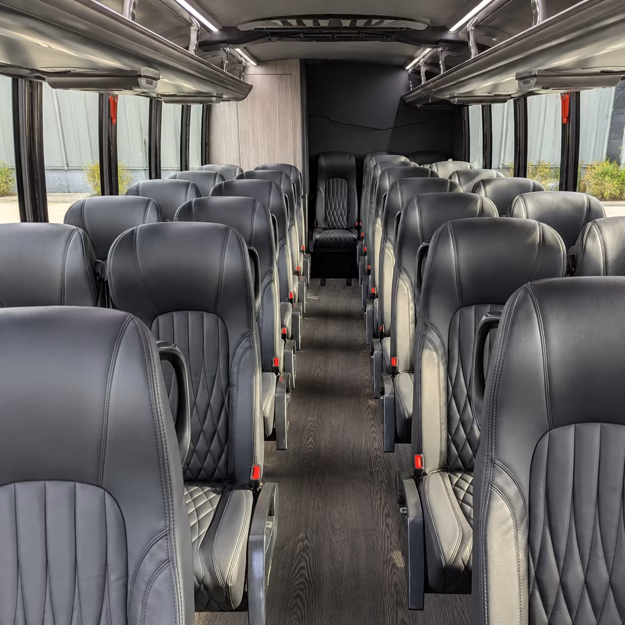 southfield 35 passenger minibus interior