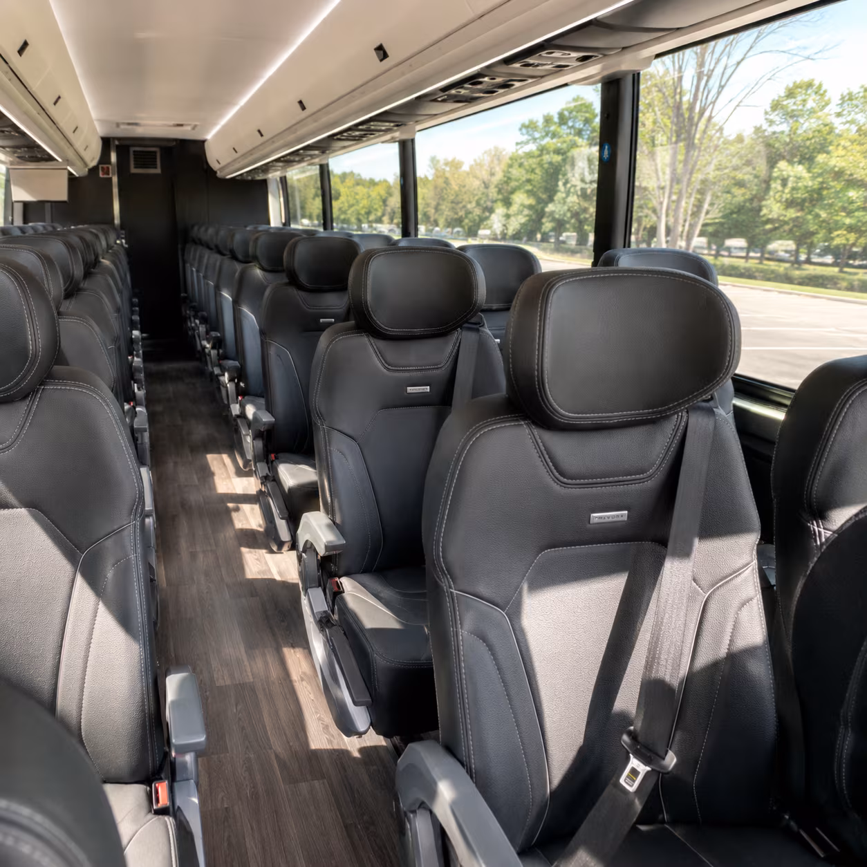 southfield charter bus inside