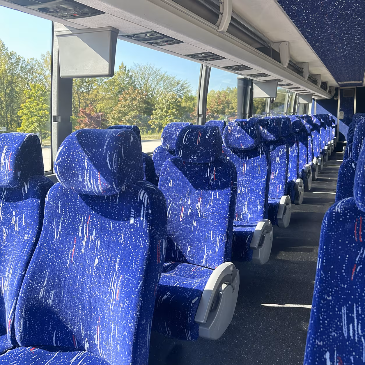 southfield charter bus interior